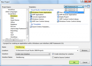 newProject1 300x217 Tutorial Operasi CRUD pada Visual Basic .NET