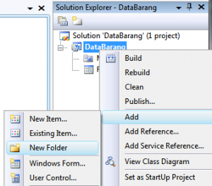 project add newfolder 300x263 Tutorial Operasi CRUD pada Visual Basic .NET